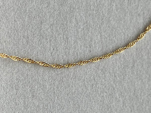 Firefly, 16" Double Rope Chain, gold filled
