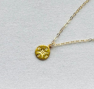 North Star, petite, gold filled, 16" - 18"