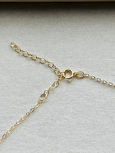 Load image into Gallery viewer, Hope necklace, gold filled cross, 16”-18”
