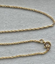 Load image into Gallery viewer, Firefly, 18&quot; Double Rope Chain, gold filled
